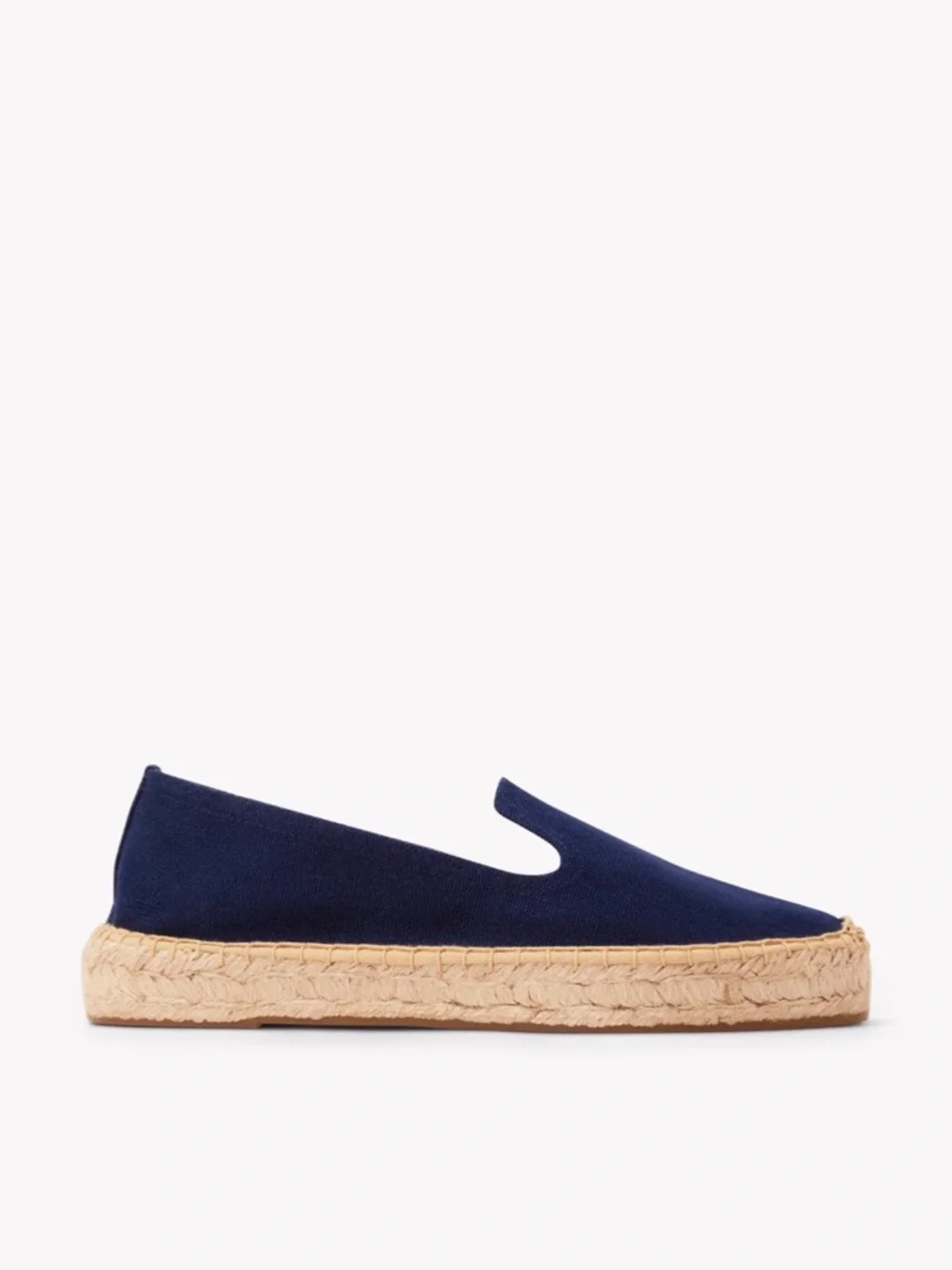 SOLUDOS Armada Blue Smoking Platform Espadrilles